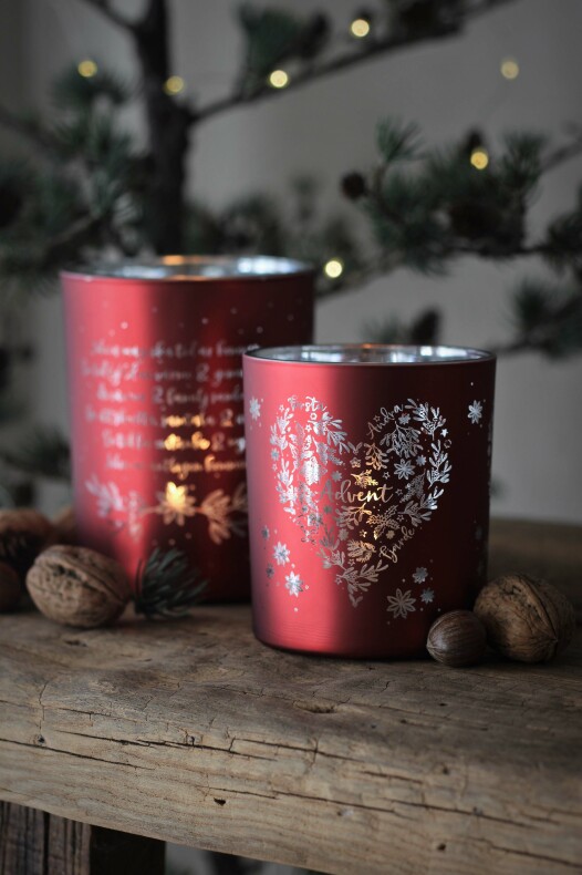 Ljuslykta Advent, från Majas lyktor säljs till förmån för Barncancerfonden